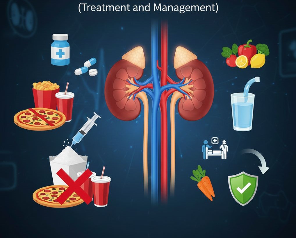 किडनी रोग का समाधान: डायलिसिस, प्रत्यारोपण, और दवा प्रबंधन का ग्राफ़िक